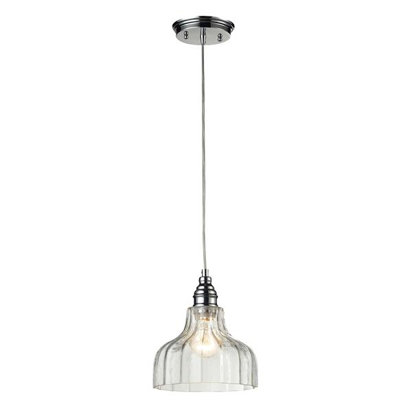 ELK Lighting Danica Mini Pendant Light - 1-Light - Polished Chrome