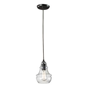 ELK Lighting Menlow Park Mini Pendant Light - 1-Light - Oiled Bronze