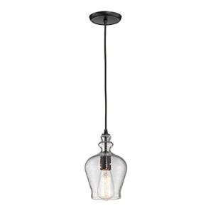 ELK Lighting Menlow Park Pendant Light - 1-Light - Oil Rubbed Bronze