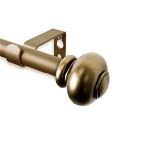 Rod Desyne Yolanda Curtain Rod - 48-84-in - 5/8-in- Gold