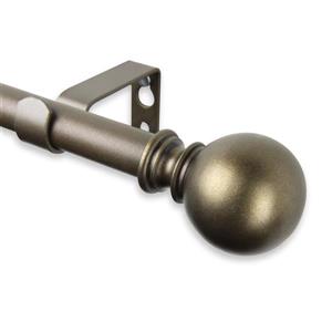 Rod Desyne Luna Curtain Rod - 48-84-in- 5/8-in- Gold