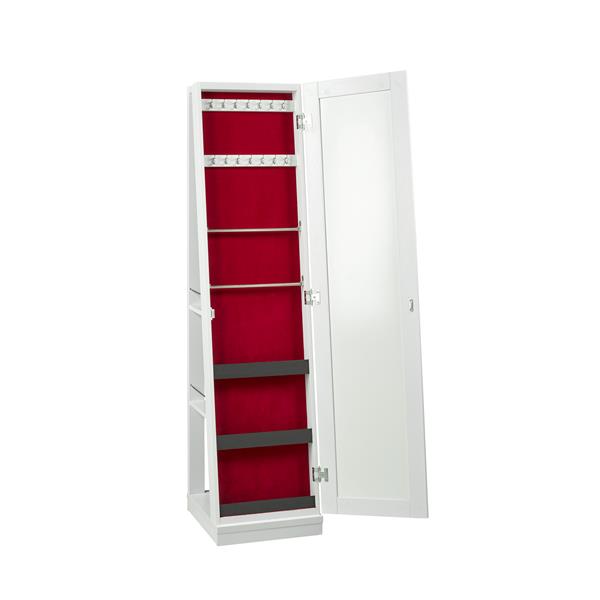 Bras Jewelry Cabinet With Mirror, Mirrored Jewelry Cabinet Canada