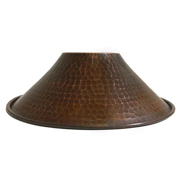 Cone Pendant Light Shade, Vintage Copper Light Shade