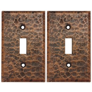 Premier Copper Products Single Wall Plate - 2 PK - Copper