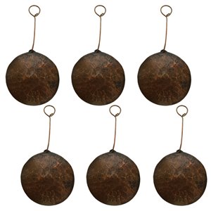 Premier Copper Products Copper Christmas Ornament - 6 PK