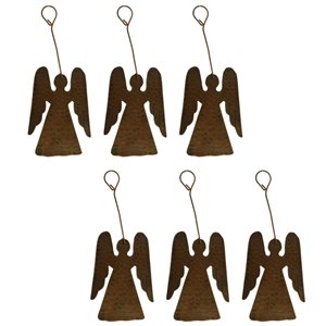 Premier Copper Products Copper Angel Christmas Ornament - 6 PK