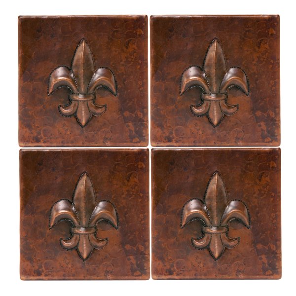 Premier Copper Products Copper Tiles - 4-in x 4-in - 4 PK | RONA