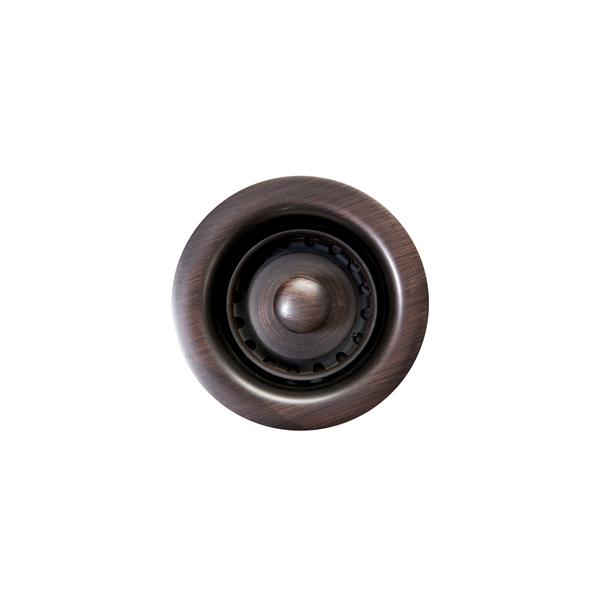 Premier Copper Products 2-in Bar Basket Strainer Drain - Oil Rubbed Bronze