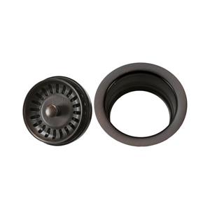 Premier Copper Products 3.5-in Garbage Disposal Drain w/ Basket - Oil Rubbed Bronze
