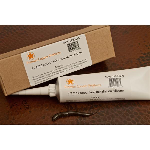 Premier Copper Products Copper Kitchen Sink with Faucet and Drain - 33-in