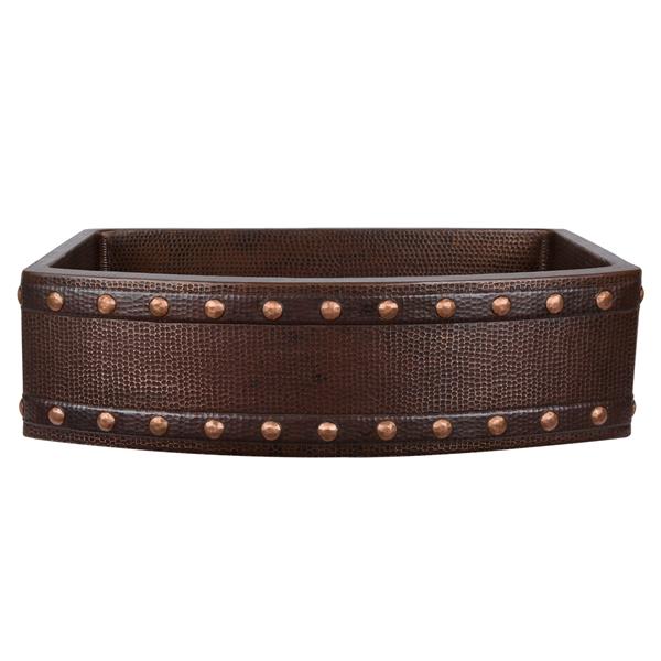 Premier Copper Products Copper Sink - 33-in