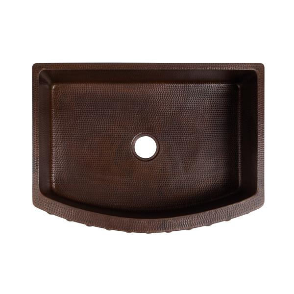 Premier Copper Products Copper Sink - 33-in