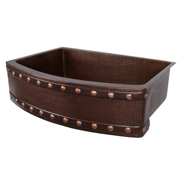 Premier Copper Products Copper Sink - 33-in