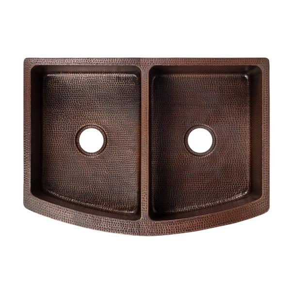 Premier Copper Products Copper Kitchen Sink - 33-in