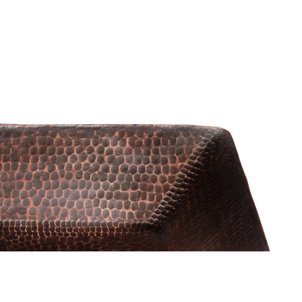 Premier Copper Products Square Copper Sink - 14-in