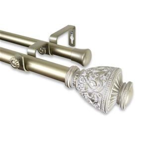 Rod Desyne Veda Double Curtain Rod - 66-120-in - 1-in - Gold