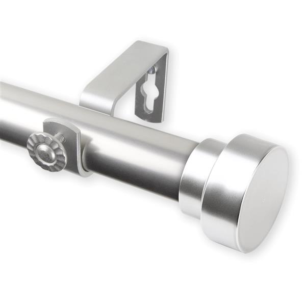 Rod Desyne Bonnet Curtain Rod - 48-84-in - 1-in - Nickel