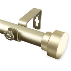 Rod Desyne Bonnet Curtain Rod - 120-170-in - 1-in - Gold