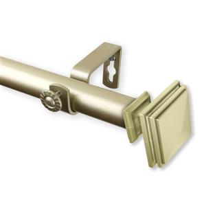 Rod Desyne Bedpost Curtain Rod - 48-84-in - 1-in - Gold