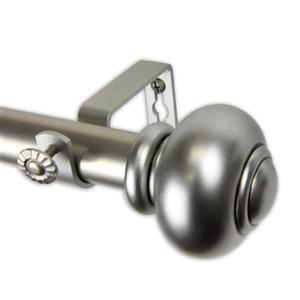 Tringle à rideaux Bedpost, 120-170 po, 1 po, nickel