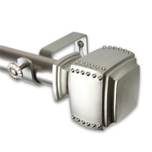 Rod Desyne Bennett Curtain Rod - 160-240-in - 1-in - Nickel