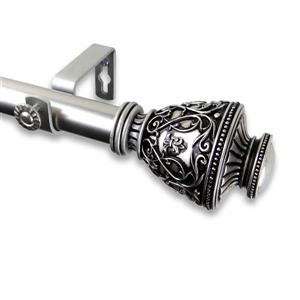 Rod Desyne Veda Curtain Rod - 28-48-in - 1-in - Nickel