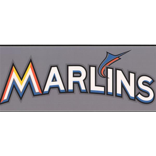 York Wallcoverings Miami Marlins MLB Baseball Wallpaper Border