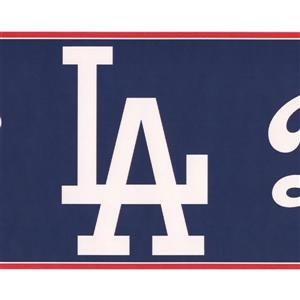 York Wallcoverings Los Angeles Dodgers MLB Baseball Wallpaper