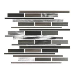 Ceratec Lifestyle Metropole Wall Tile - 12" x 12" - Glass - Charcoal