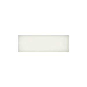 Ceratec Iris Slide Floor Subway Tile - 4" x 12" - Ceramic - White - 34 pcs