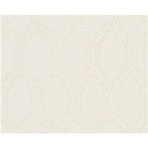 A.S. Creation Spot 3 Modern Wallpaper Roll - 21 -in - Beige/White