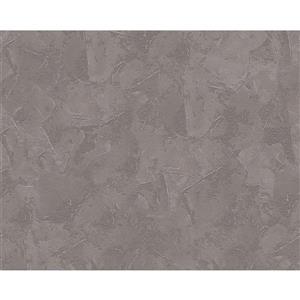 A.S. Creation Textile Look Wallpaper Roll - 21 -in - Gray/ Green