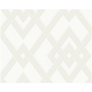 A.S. Creation Urban Graphic Wallpaper Roll - 21 -in - White/ Cream
