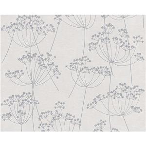 A.S. Creation Romantic Cottage Wallpaper Roll - 21-in - Brown/Grey