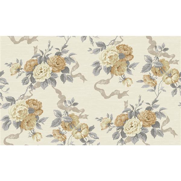 cream and brown wallpaper designs