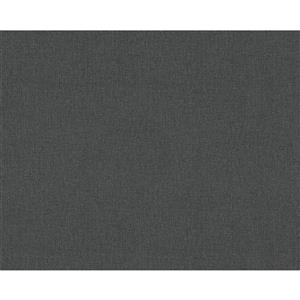A.S. Creation Elegance 2 Wallpaper Roll - 21-in - Dark Grey