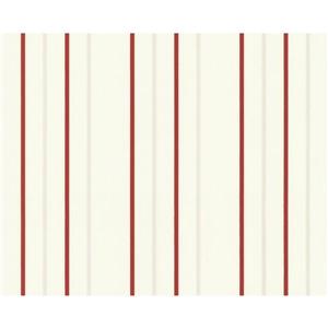 A.S. Creation Happy Hour Collection Wallpaper Roll - 21-in - Cream and Red