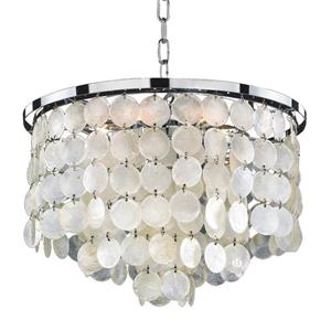 Glow Lighting Chandelier Bayside 636 Glow - 16" - Capiz Shells