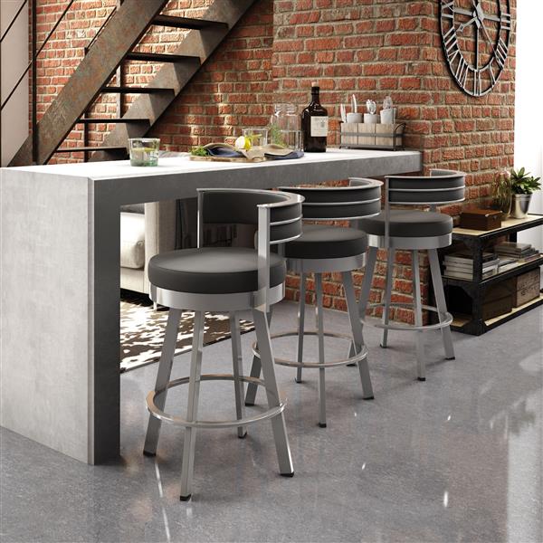 amisco browser swivel bar stool