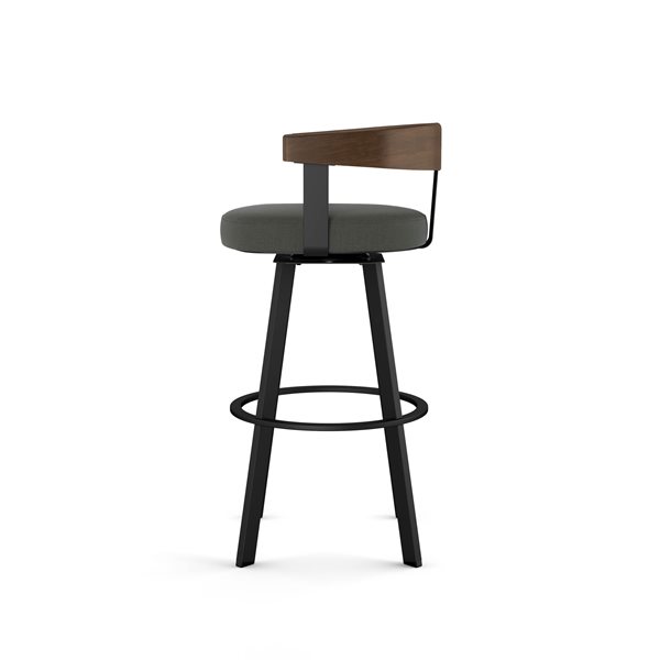 Floss, tabouret de comptoir noir