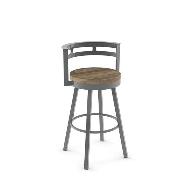 Amisco Vector 25 5 In Swivel Counter, Distressed Wood Swivel Bar Stools