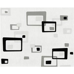 A.S. Creation Modern Striped and Circle Wallpaper Roll - Cream