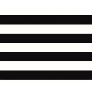 A.S. Creation Modern Striped and Circle Wallpaper Roll - Cream/Black