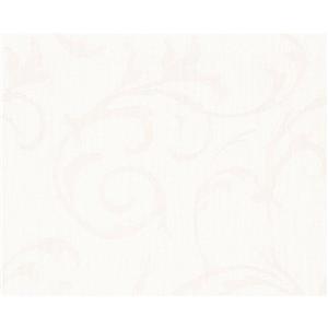 A.S. Creation Blanc Collection Wallpaper Roll - Damask Pattern - Off-White
