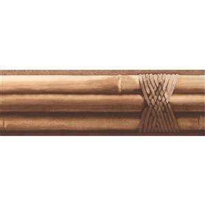 York Wallcoverings Bamboo Sticks Wallpaper Border - Beige/Brown