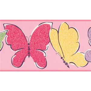 York Wallcoverings Butterflies Wallpaper Border - Multicoloured