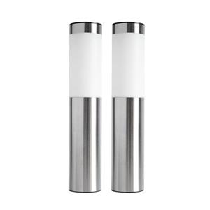 CB Performance Advantage Self-Contained Solar LED Bollard Lights - 3"x15 3/4" - 2-Pk