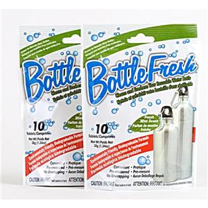 Nettoyant et rafraîchisseur pour bouteilles d'eau, pqt de 2