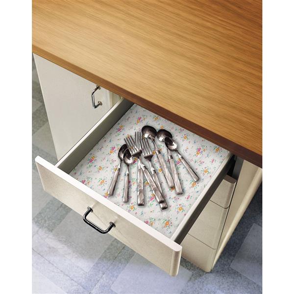 DC Fix Self Adhesive Decorative Film 17in x 78in White 3460193