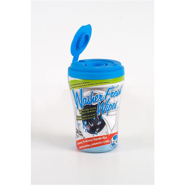 Lingettes WasherFresh(MC) pour laveuses HE, paquet de 2